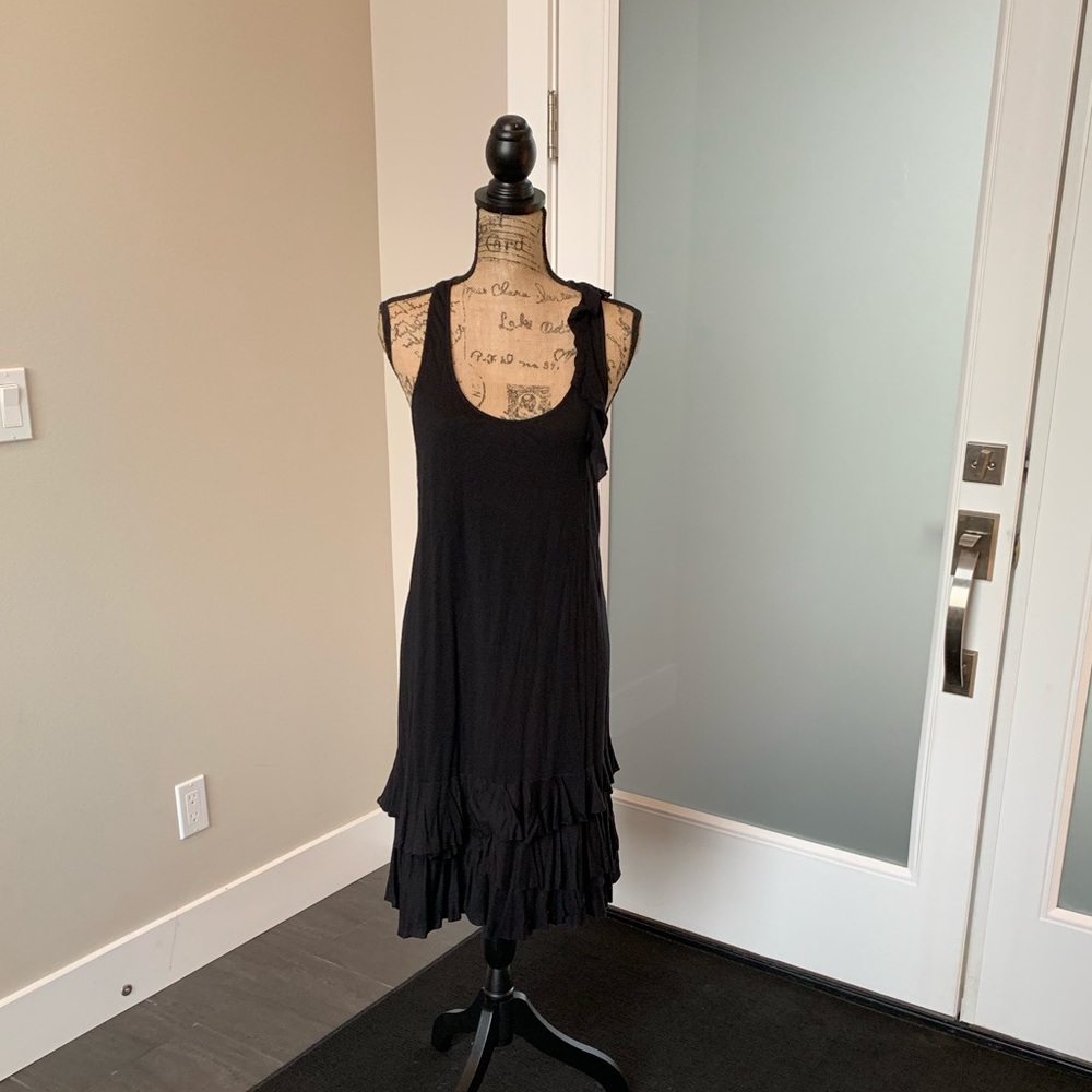 Black cotton dress, brand new with tags